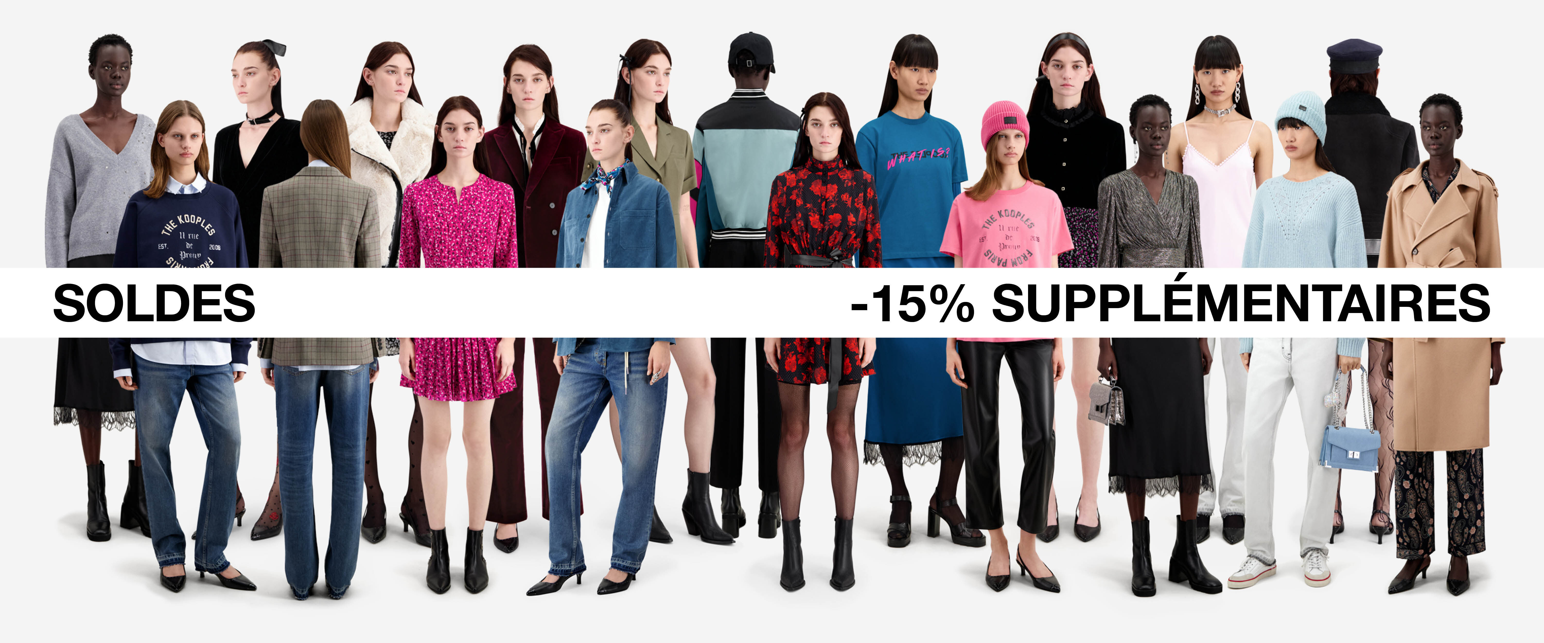 Soldes clearance kooples femme